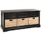 Safavieh Bud 3 Drawer Storage Unit - Distressed Black AMH5701B - alternate 4